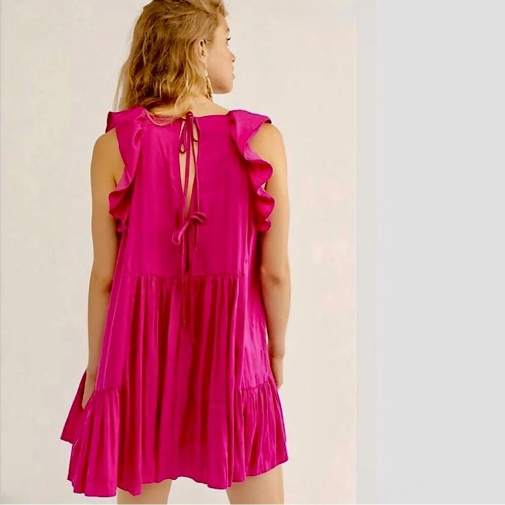 Free People Intimately Want Your Love Slip Dress in Deep Orchid